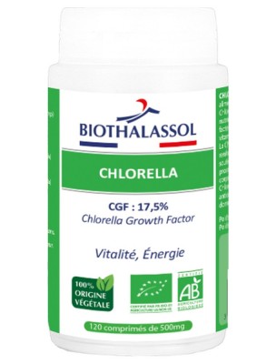 Image de Chlorella Bio - Vitalité 120 comprimés - Biothalassol depuis Biothalassol