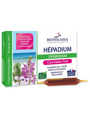 Image de Hépadium Desmodium - Détox 20 Ampoules - Biothalassol depuis Biothalassol