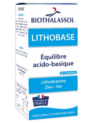 Image de Lithobase - Equilibre Acido-Basique 60 comprimés - Biothalassol depuis Biothalassol