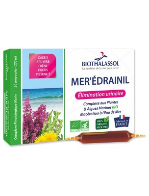 Image de Mer'Edrainil Bio - Elimination Urinaire 20 Ampoules - Biothalassol depuis Biothalassol