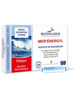 Image de Mer'Energyl - Fatigue 20 ampoules - Biothalassol depuis Biothalassol