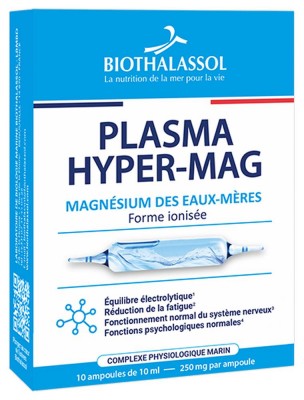 Image de Plasma Hyper-Mag - Stress et Relaxation 10 ampoules - Biothalassol depuis Biothalassol