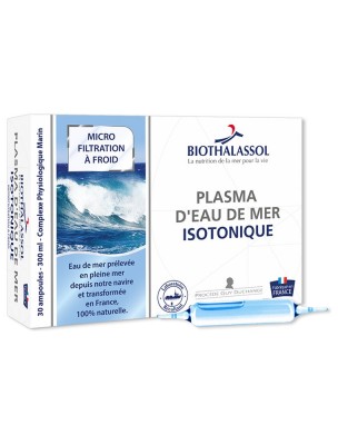 Image de Plasma Isotonique - Plasma d'Eau de Mer 30 ampoules - Biothalassol depuis Biothalassol