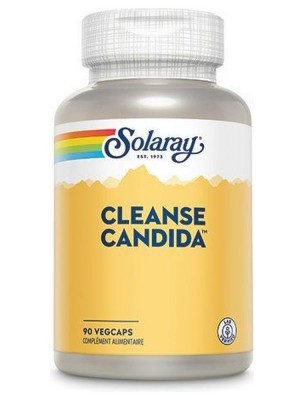 Image de Cleanse Candida - Candidose 90 capsules - Solaray depuis Solaray : vitamines, plantes titrées, champignons fermentés