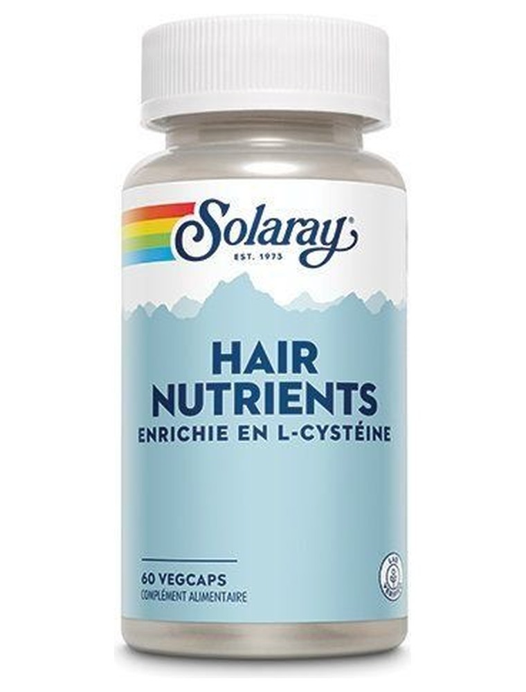 Image principale de la modale pour Hair Nutrients - Cheveux 60 capsules - Solaray