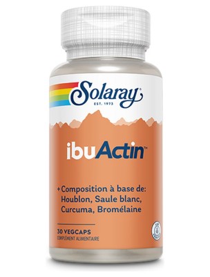 Image de IbuActin - Articulations 30 capsules végétales - Solaray depuis Solaray : vitamines, plantes titrées, champignons fermentés