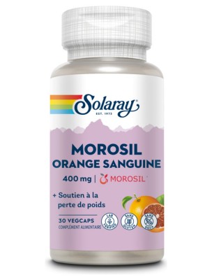 Image de Morosil Orange Sanguine 400mg - Minceur 30 capsules - Solaray depuis Solaray : vitamines, plantes titrées, champignons fermentés (2)