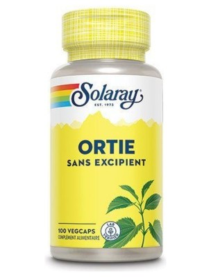 Image de Ortie 450 mg - Purification et Articulations 100 capsules végétales - Solaray depuis Solaray : vitamines, plantes titrées, champignons fermentés (2)