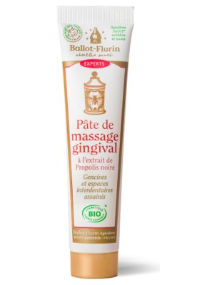 Image de Pâte de massage gingival Bio - Apaisant et Nettoyant Propolis noire - Ballot-Flurin depuis Commandez les produits Ballot-Flurin à l'herboristerie Louis