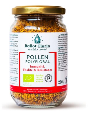Image de Pollen polyfloral dynamisé en pelotes Bio - Stimulant physique, intellectuel et émotionnel 210 g - Ballot-Flurin depuis Commandez les produits Ballot-Flurin à l'herboristerie Louis