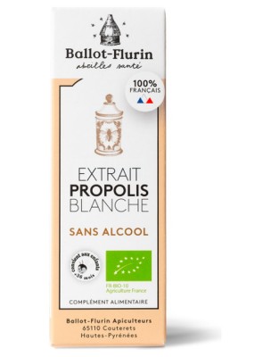 Image de Extrait de Propolis Blanche 100% - Sans alcool - Ballot-Flurin depuis Commandez les produits Ballot-Flurin à l'herboristerie Louis