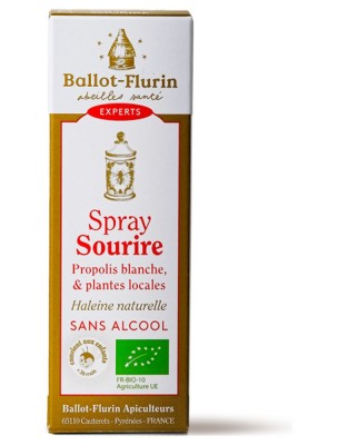 Image de Spray Sourire Bio - Rafraîchit l'haleine et éclaircit la voix - Ballot-Flurin depuis Commandez les produits Ballot-Flurin à l'herboristerie Louis