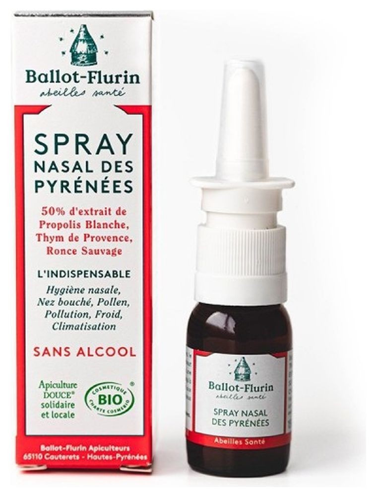 Image principale de la modale pour Spray Nasal des Pyrénées - Propolis Blanche 15 ml - Ballot-Flurin