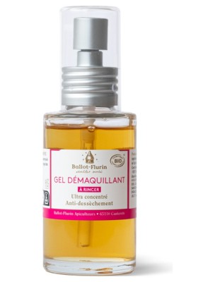 Image de Gel démaquillant Bio - Démaquillant 3 en 1 aux produits de la ruche - Ballot-Flurin depuis Commandez les produits Ballot-Flurin à l'herboristerie Louis