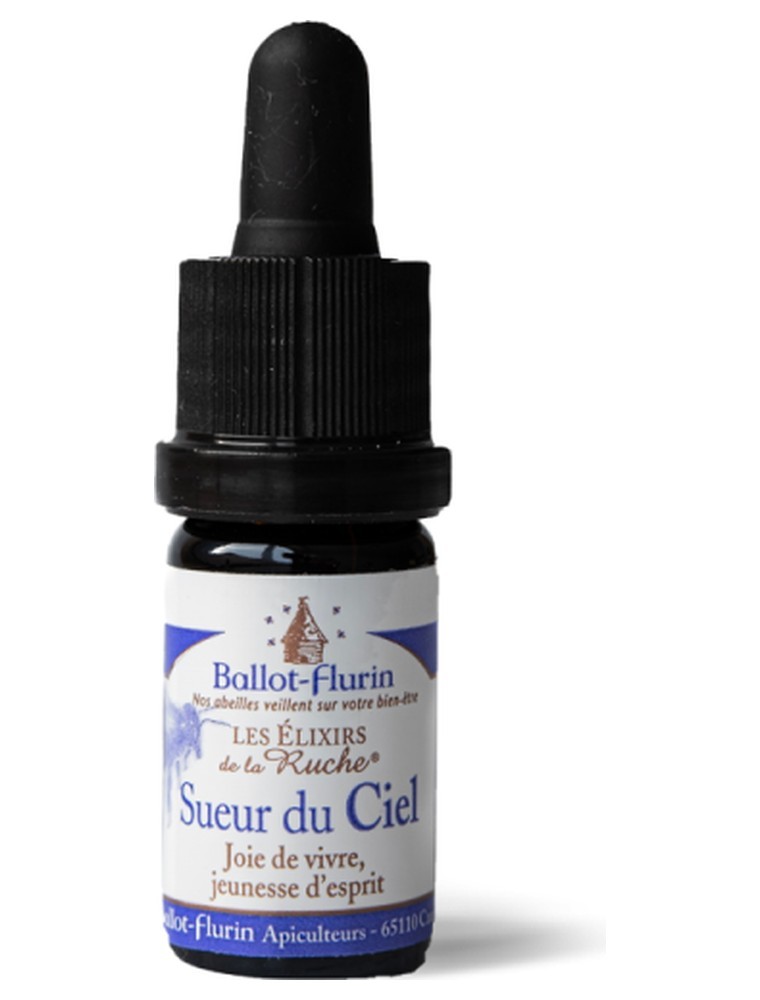 Image principale de la modale pour Elixir Sueur du Ciel Bio - Joie de vivre, Jeunesse d'Esprit 5ml - Ballot-Flurin