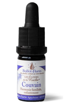 Image de Elixir Couvain Bio - Harmonie familiale, enfantement 5 ml - Ballot-Flurin depuis Commandez les produits Ballot-Flurin à l'herboristerie Louis