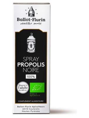 Image de Spray Propolis Noire française 100% - Puissant soin multifonction - Ballot-Flurin depuis Commandez les produits Ballot-Flurin à l'herboristerie Louis