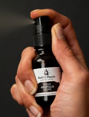 Image 85424 supplémentaire pour Spray Propolis Noire française 100% - Puissant soin multifonction - Ballot-Flurin