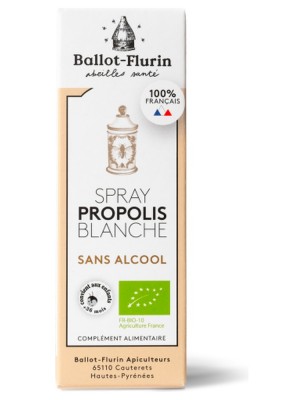 Image de Spray Propolis Blanche 100% - Immunité Sans alcool - Ballot-Flurin depuis Commandez les produits Ballot-Flurin à l'herboristerie Louis