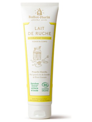 Image de Lait de Ruche Bio - Hydratant famille visage et corps 150 ml - Ballot-Flurin depuis Commandez les produits Ballot-Flurin à l'herboristerie Louis