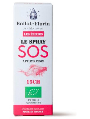 Image de Spray SOS Bio - Elixir de venin d'abeilles 15 ml - Ballot-Flurin depuis Commandez les produits Ballot-Flurin à l'herboristerie Louis