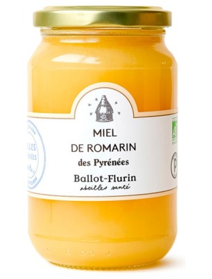 Image de Miel de Romarin Bio 480 g - Miel aromatique, excellent stimulant général - Ballot-Flurin depuis Commandez les produits Ballot-Flurin à l'herboristerie Louis