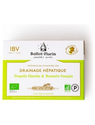 Image de Préparation dynamisée Bio - Drainage Hépatique 10 ampoules de 10 ml - Ballot-Flurin depuis Commandez les produits Ballot-Flurin à l'herboristerie Louis