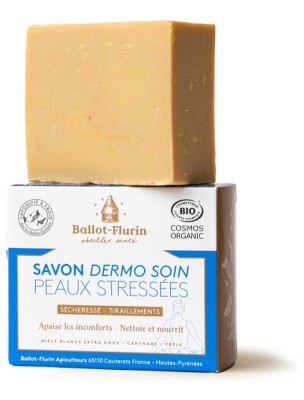 Image 85482 supplémentaire pour Savon Dermo-Soin Bio - Peaux Stressées 100g - Ballot-Flurin