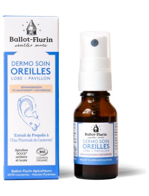 Image de Dermo-Soin Oreilles Bio - Soin des Oreilles 15 ml - Ballot-Flurin depuis Commandez les produits Ballot-Flurin à l'herboristerie Louis