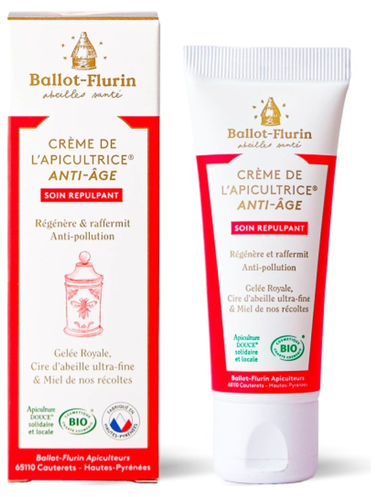 Image principale de la modale pour Anti-âge, Crème de l'Apicultrice - Anti-ride et liftant intense 40 ml - Ballot-Flurin