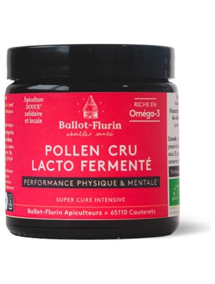 Image de Pollen Cru Lacto Fermenté Bio - Performances Physiques et Mentales 125g - Ballot-Flurin depuis Commandez les produits Ballot-Flurin à l'herboristerie Louis