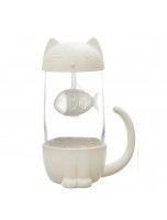 Image de Mug Poisson Chat en verre 300ml depuis Accessoires pour le thé de qualité