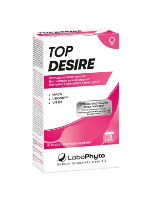 Image 85529 supplémentaire pour Top Desire - Désir Sexuel chez la Femme 60 gélules - LaboPhyto