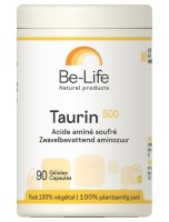 Image de Taurin 500 - Acide aminé 90 gélules - Be-Life depuis Herboristerie Louis - Produits de phytothérapie et d'herboristerie en ligne (187)