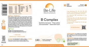 Image 85642 supplémentaire pour B Complex (Vitamines du groupe B) - Peau saine et Système nerveux 180 gélules - Be-Life