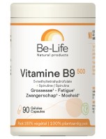 Image de Vitamine B9 500 - Grossesse Fatigue 90 gélules - Be-Life depuis Herboristerie Louis - Produits de phytothérapie et d'herboristerie en ligne (201)
