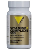 Image de Vitamine C 500 Action Prolongée et Bioflavonoïdes - Immunité et Fatigue 50 comprimés sécables - Vit'all+ depuis Herboristerie Louis - Produits de phytothérapie et d'herboristerie en ligne (202)