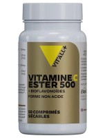 Image de Vitamine C Ester 500 mg et Bioflavonoïdes - Défenses naturelles 50 comprimés sécables - Vit'all+ depuis Herboristerie Louis - Produits de phytothérapie et d'herboristerie en ligne (202)