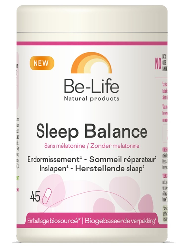 Image principale de la modale pour Sleep Balance - Endormissement et Sommeil Réparateur 45 gélules - Be-Life