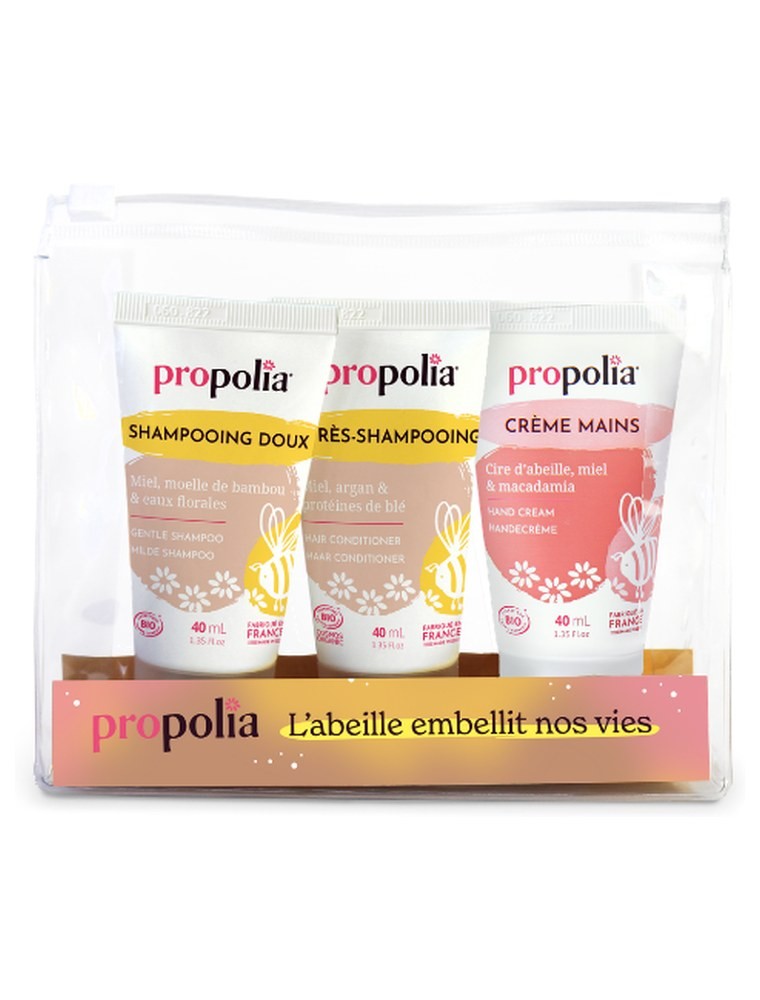 Image principale de la modale pour Coffret Mon Premier Rituel au Miel Bio - Soin du Corps - Propolia