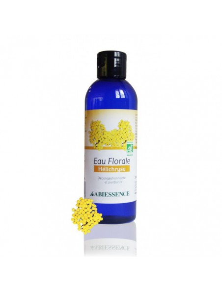 Image principale de Hélichryse (Immortelle) Bio - Hydrolat (eau florale) 200 ml - Abiessence