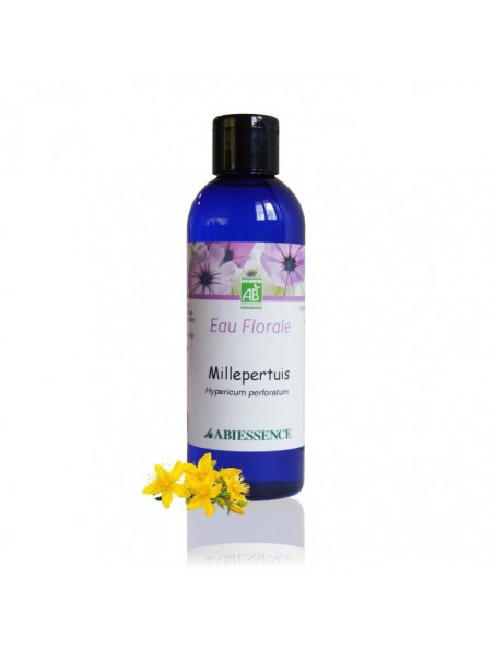 Achetez Millepertuis Bio - Hydrolat (eau florale) 200 ml - Abiessence à l'herboristerie Louis Image principale de Millepertuis Bio - Hydrolat (eau florale) 200 ml - Abiessence