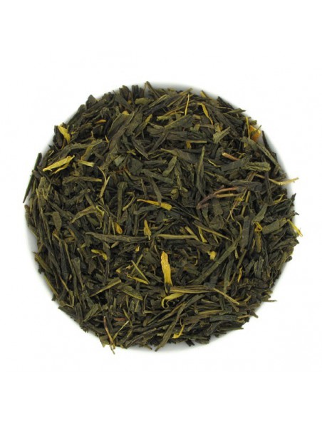 Achetez Russe vert aux 7 agrumes Bio - Thé vert 100g à l'herboristerie Louis Image principale de Russe vert aux 7 agrumes Bio - Thé vert 100g