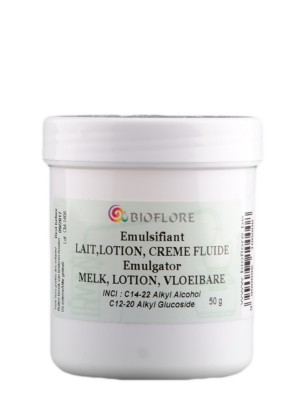 Image de Emulsifier for milk, lotion and fluid cream - Recognized by organic labels 50g - Bioflore depuis Natural raw materials for cosmetic design