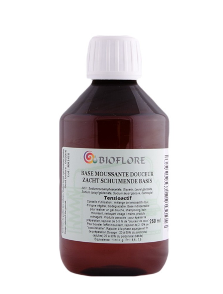 Image principale de la modale pour Base moussante douceur - Tensioactif 250ml - Bioflore