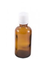Image de Flacon en verre brun de 50 ml avec compte-gouttes depuis Flacons et pots vides - Découvrez notre gamme de récipients pour vos préparations maison
