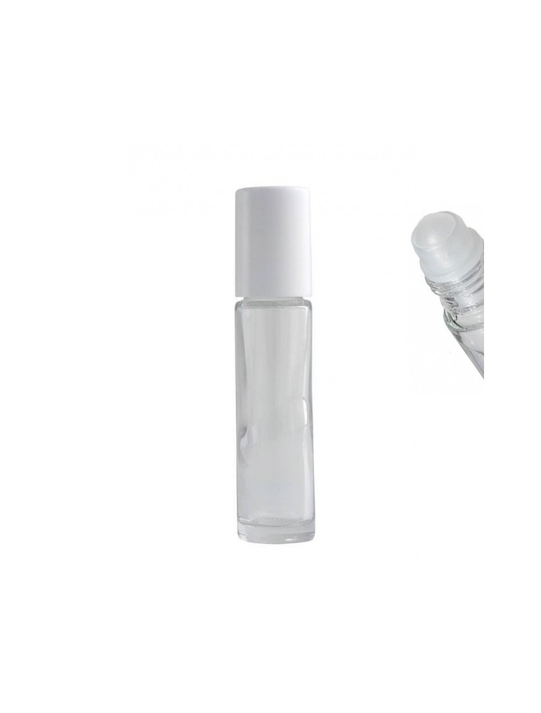 Image principale de la modale pour Applicateur à bille roller en verre blanc de 10 ml
