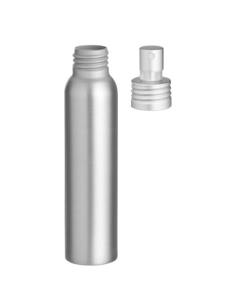 Achetez Flacon en aluminium avec spray de nébulisation de 100 ml à l'herboristerie Louis Image principale de Flacon en aluminium avec spray de nébulisation de 100 ml