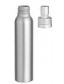 Image de Aluminium bottle - With pump for cream, gel, viscous oil - 250 ml via Buy 250 ml white jar for bath salt or cream