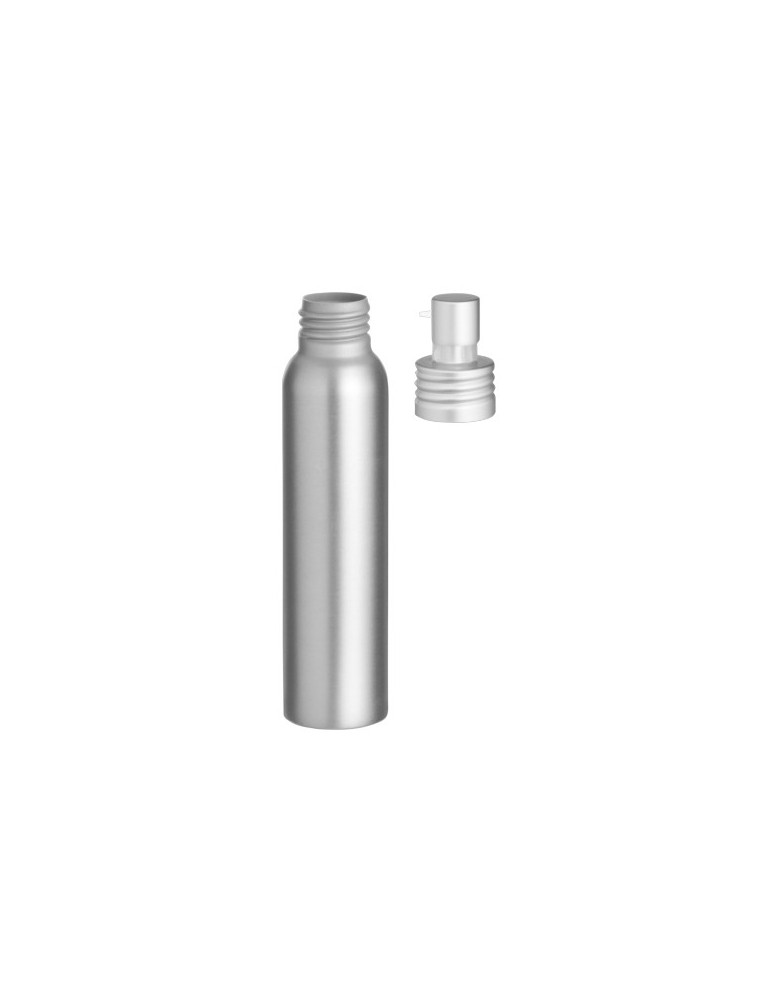 Image principale de la modale pour Flacon en aluminium avec pompe pour crème, gel, huile visqueuse de 100 ml